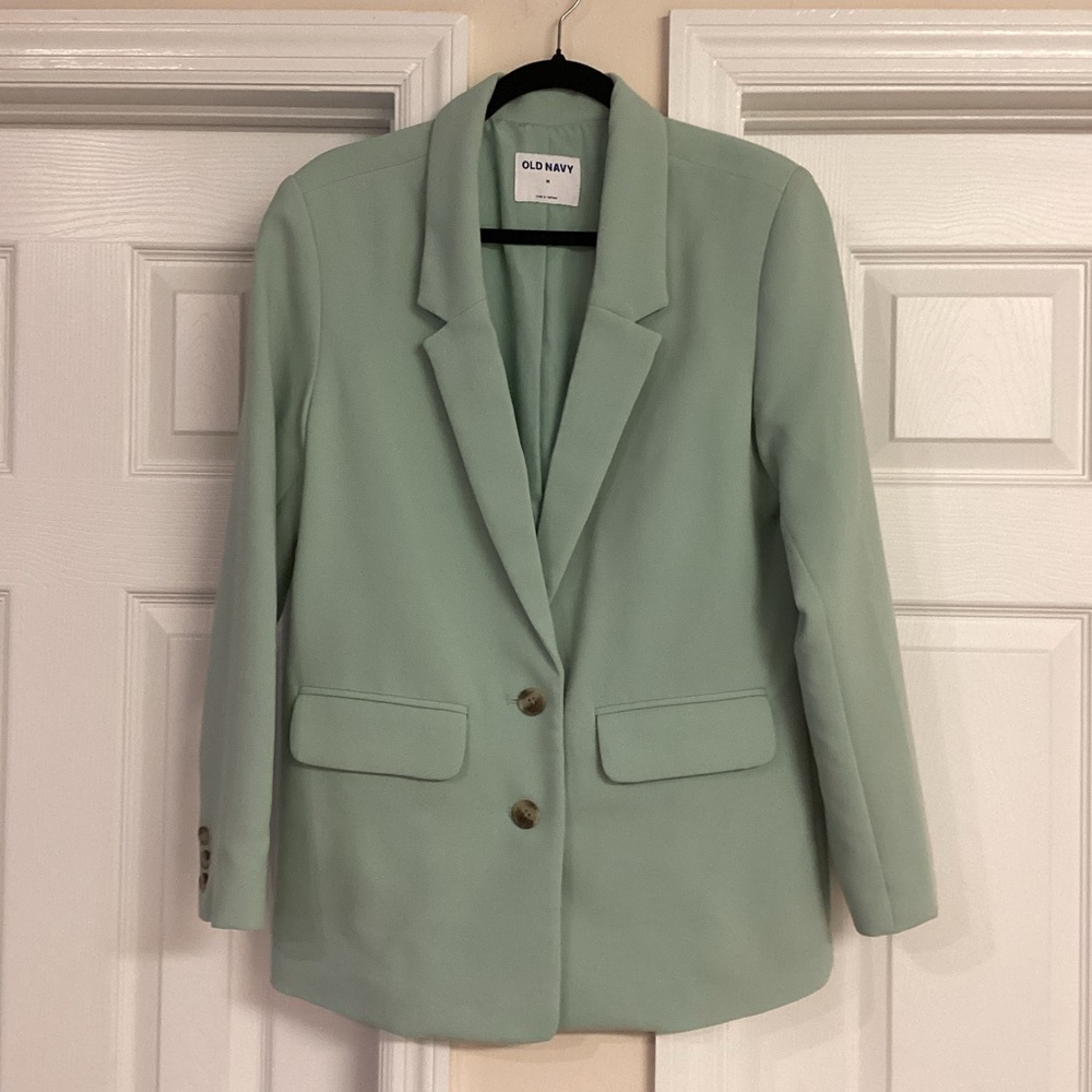 Old Navy Mint 2 Button Blazer - image 8